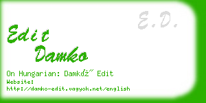 edit damko business card